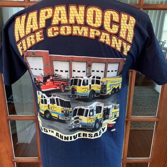 Fire Department Fire Truck T Shirt Napanoch - Picture 1 of 8